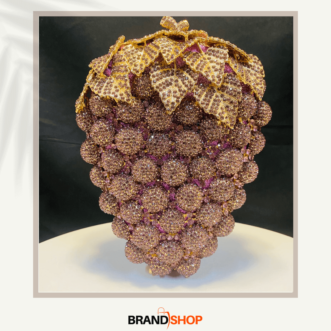 Royal Grapes Clutch