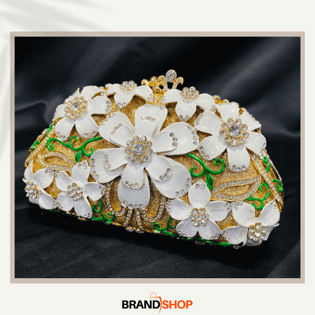 Royal Floral Clutch