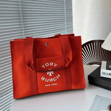 T-o-r-y B-u-r-c-h Denim Tote Bag