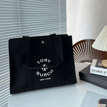 T-o-r-y B-u-r-c-h Denim Tote Bag