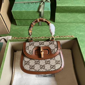 G-u-c-c-i Bamboo Handbag