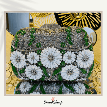 Royal Floral Clutch